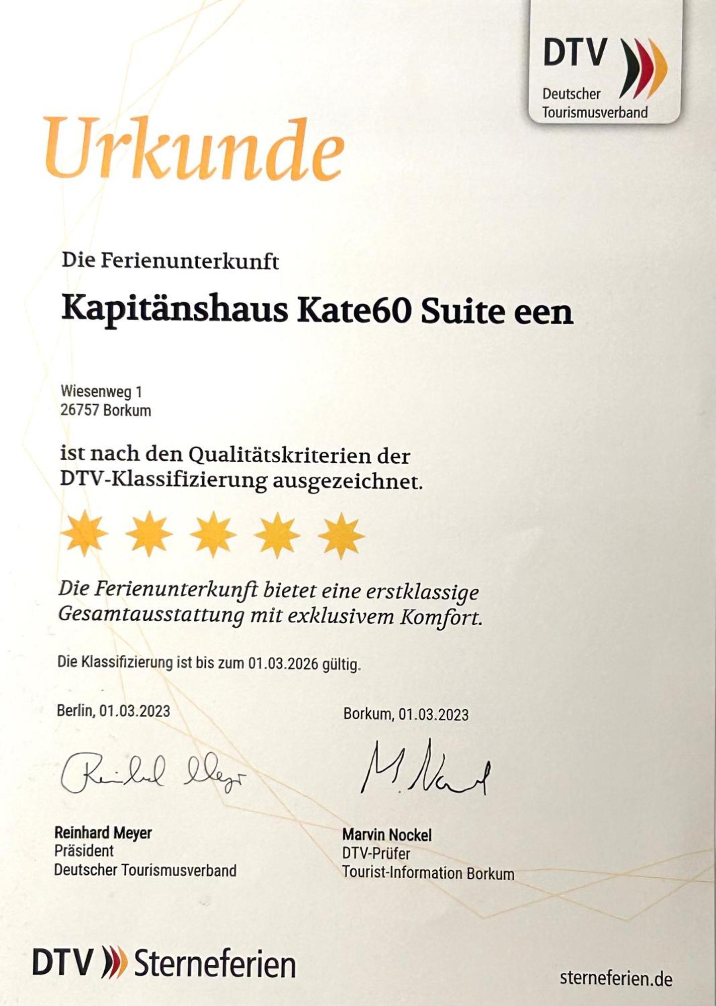 Villa Kapitaenshaus Kate60 Borkum Esterno foto