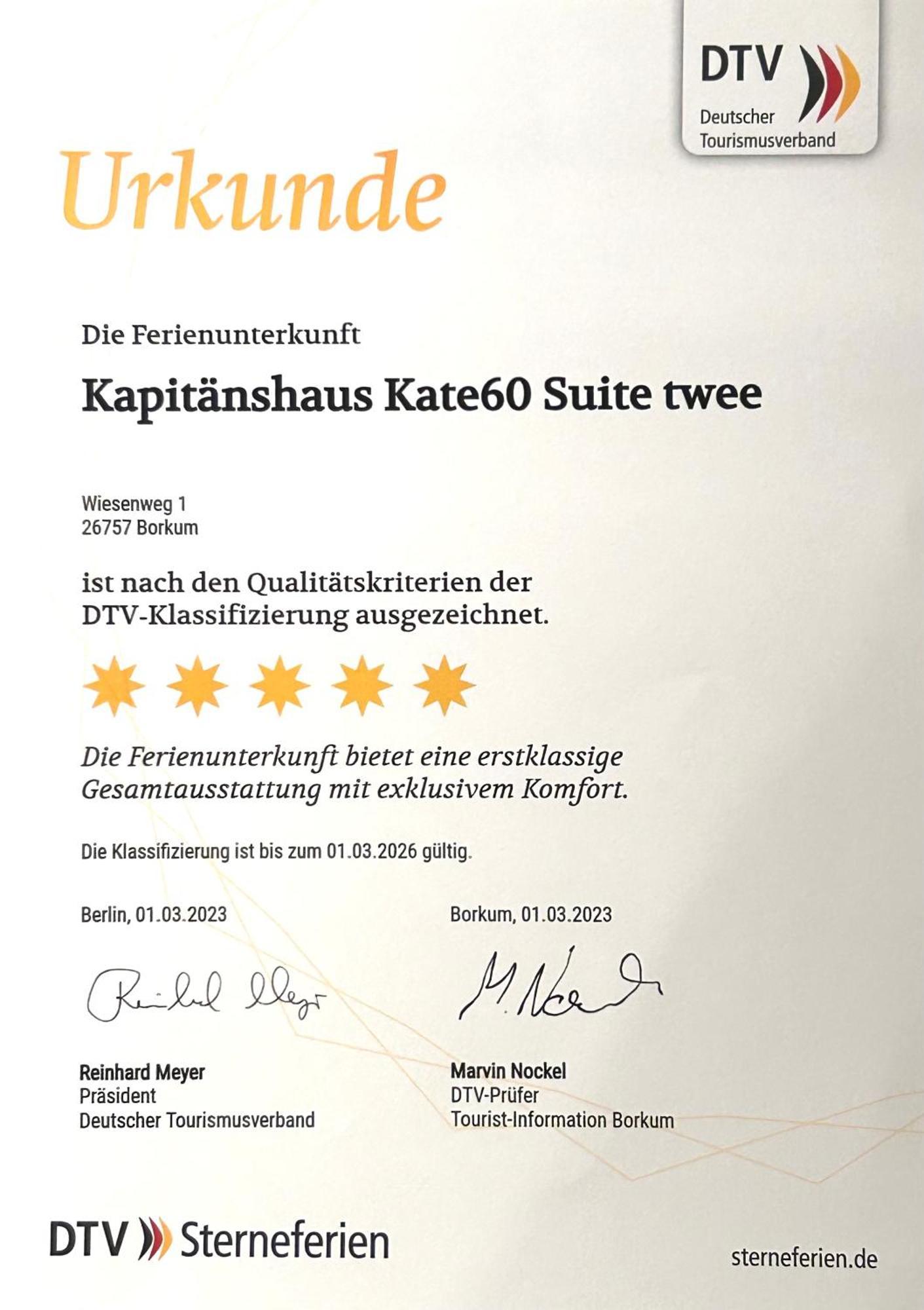 Villa Kapitaenshaus Kate60 Borkum Esterno foto